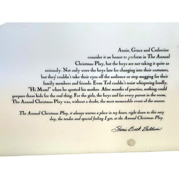 Vtg 1999 The Annual Christmas Play Nativity Special Friends Lang & Wise READ - Picture 14 of 16